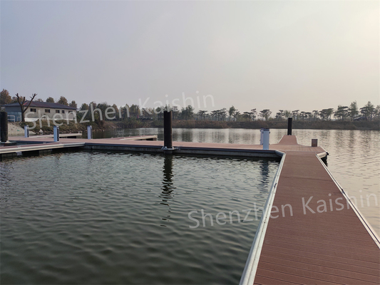 Marina Aluminum Floating Docks Featuring 316 Stainless Steel Cleat For Marine Floating Pontoon