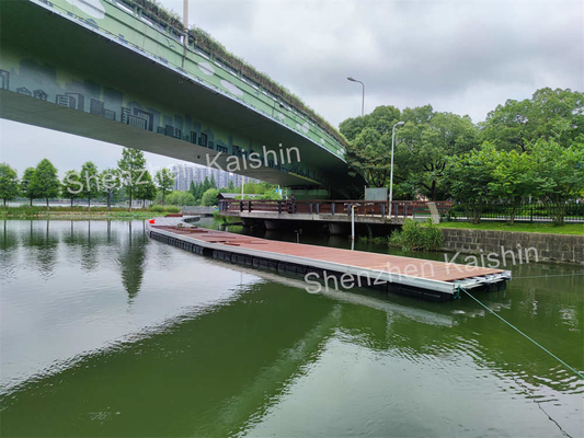 300mm Aluminum Floating Pontoon For Yachts And Boats Floating Sectional Dock