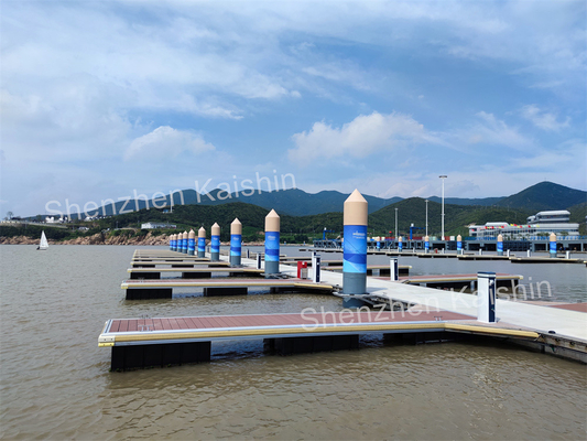Aluminium Marine Floating Dock Rubber Fender HDPE Floats Finger Dock