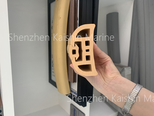 Black D Shape Marine Rubber Fender Effective Edge Protection For Boat And Dock